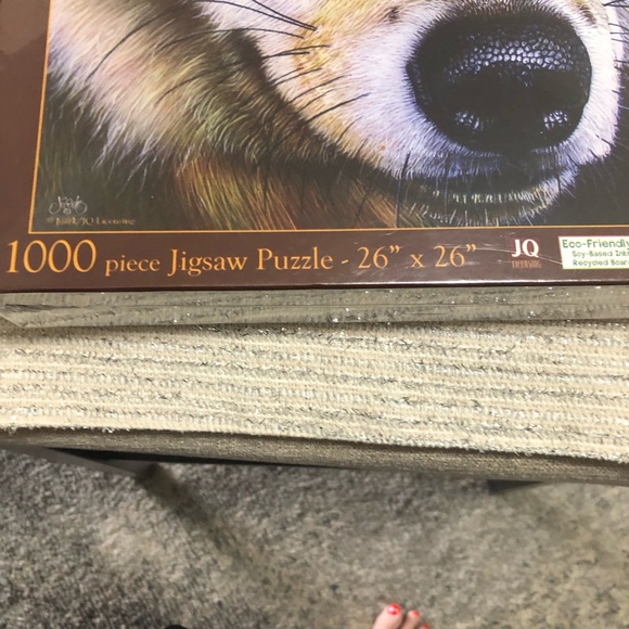 Puzzle New in Box Wolf 26” X 26” - Picture 3 of 5